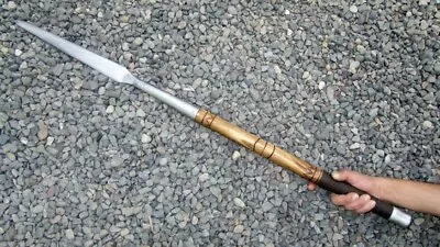 40'' Premium Hand Forged J2 Steel Battle Ready Hunting Viking Spear • $149.99