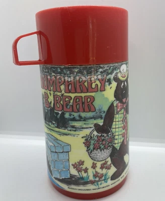 $36.99 • Buy HUMPHREY B BEAR Vintage Aladdin Hot Cold Thermos With Lid/Cup Read Description