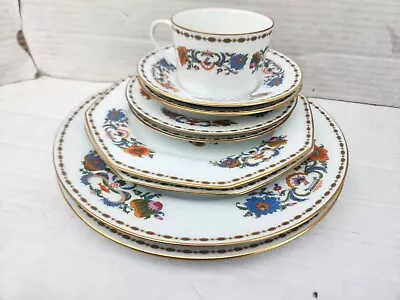 9 A Raynaud Ceralene Limoges Vieux Chine White 8 PLATES 1 CUP GREAT COND. SEE! • $74.99