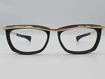 Bausch Lomb Ray Ban Olympian II 5 1/4 Vintage 1980's Black Gold Acetate Metal • £145