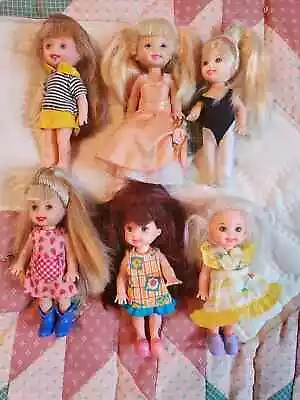 Mattel Barbie KELLY &  Friends Dolls 4  HTF Lot Of 6 • $20