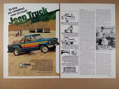 1979 AMC Jeep J10 Honcho Pickup Truck Vintage Print Ad • $9.99