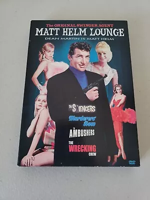 Matt Helm Lounge The Silencers Murderers' Row The Ambushers Wrecking Crew DVD • $45.20