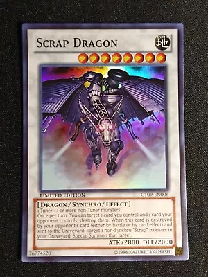 Yu-Gi-Oh! Scrap Dragon CT09-EN006 Limited Edition Super Rare NM • $2.50