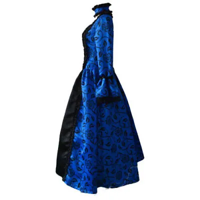 £0.01 • Buy Retro Women Victorian Cosplay Costume Dress Medieval Renaissance Party Ball Gown