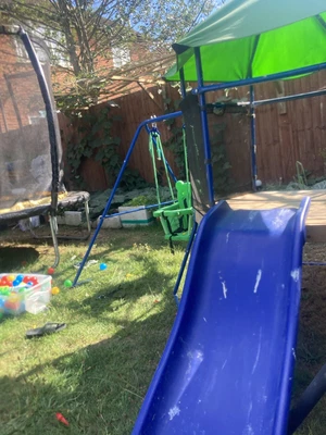 £80 • Buy Kid Climbing Frame Swing Slide Sets Garden Play Set