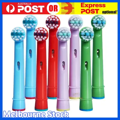 Kids Toothbrush Replacement Heads For Oral B Extra-Soft Bristles 8 Pcs EB-10A • $8.85