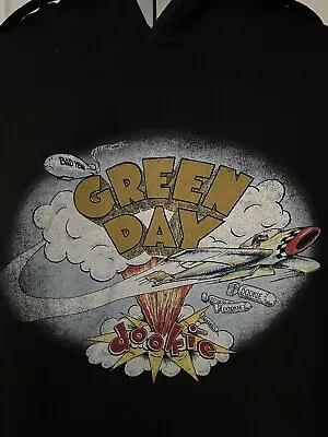 Green Day - Dookie Album Cover Unisex M Black Long Sleeve Hoodie Sweatshirt Nwt • $78.99