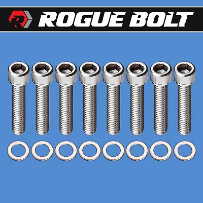 Sbc Vortec Intake Manifold Bolts 5/16  Stainless Small Block Chevy 327 350 400 • $15.95