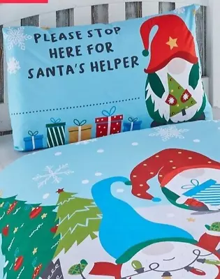 £14.99 • Buy Xmas Christmas Childs Personalised Single Duvet Set. Name Harry Bnwt