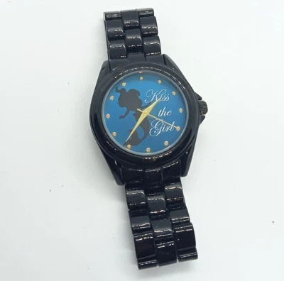 $29.99 • Buy NEEDS BATTERY Disney Little Mermaid ARIEL Silhouette  KISS THE GIRL  Watch 