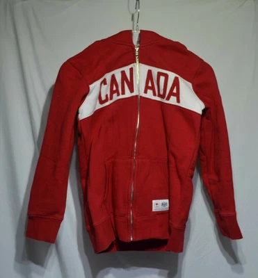$23.99 • Buy Hudson Bay Team CANADA Olympic Red Hoodie Jacket Size Youth Girls 14