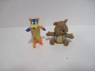 Dora The Explorer Swiper Fox  & Osito Bear PVC Action Figure Lot Of 2 • $12