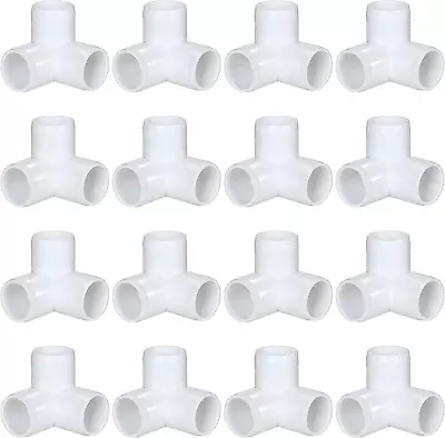 3 Way PVC Elbow Fittings 3/4 Inch Ideal For Furniture Grade Greenhouse Shed Pi • $21.13