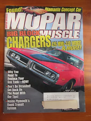 MOPAR Muscle Magazine August 2000 Big Block Chargers • $4.99