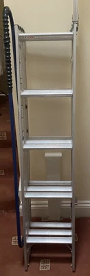 £50 • Buy Abru Professional Aluminium Loft Ladder - 3 Sections, With Handrail