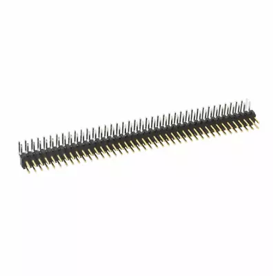 Qty 65 Right Angle Header .1  40 X 2 Row (80 Pin) Tin On Pins Gold On Contacts • $39.95