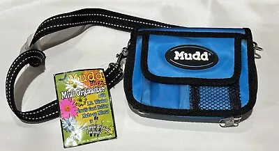 MUDD Crossbody Mini Organizer Messenger Wallet Bag Vntg 90s- Y2K Bright Blue NEW • $69.99