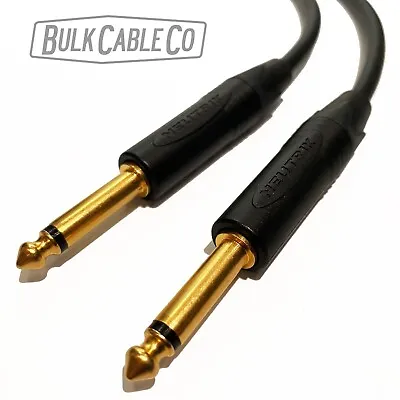 10  - Mogami 2524 Patch Cable - Neutrik Straight Gold Ends - ST/ST - 10 Inch • $26