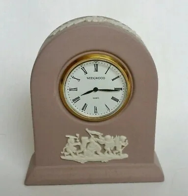 Wedgwood Lilac Jasperware Clock • $177.57
