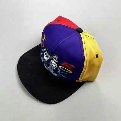 Vintage Looney Tunes Hat Cap Snapback Purple Toon Boyz Bugs Bunny Taz Hip Hop • $29.99