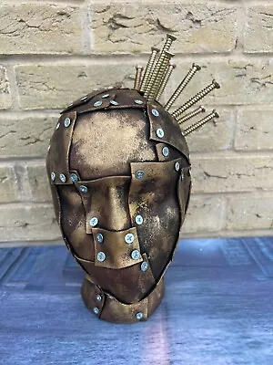 £14.99 • Buy Steampunk 12  Hat Display Jewellery Mannequin Head Apocalypse Metal Effect (P)