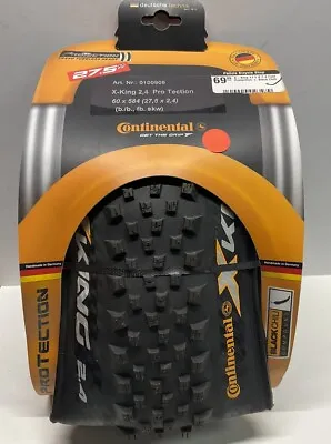 Continental X-King 27.5x2.4 Pro Tection Black Chili Folding • $69.99