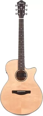 Ibanez AEG200 Solid Sitka Spruce Top Natural Low Gloss Acoustic Electric Guitar • $549.99