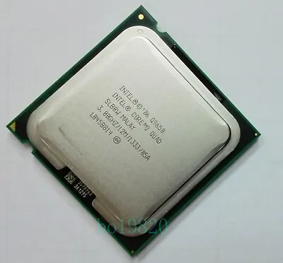 Intel Core 2 Quad Q9650 3.0 GHz 12M 1333MHz 4-Core Processor LGA 775 CPU • $28.33