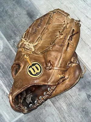 Vintage Wilson THE A2000-L Dual Hinge Leather Baseball Glove Made In USA!!!!! • $99.99