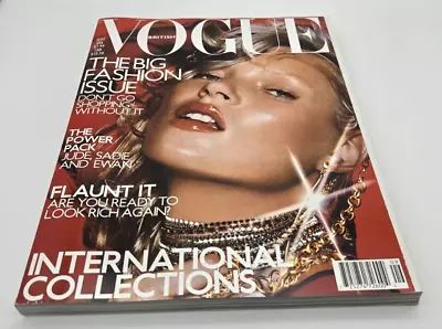 Vintage VOGUE UK Magazine SEPT 2000: The BIG FASHION Issue - KATE MOSS • $24