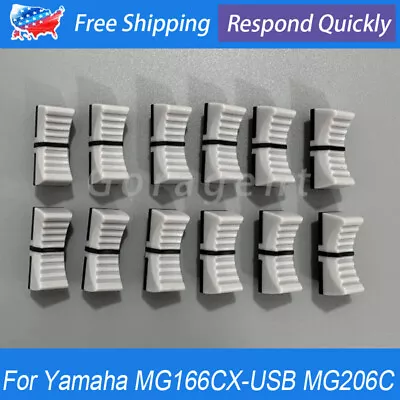 12Pcs New Hole 4mm Gray Slide Fader Knob Cap For Yamaha MG166CX-USB MG206C • $14.58