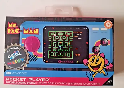My Arcade Ms. Pac-man Pocket Player Handheld Game Console New • $19.95