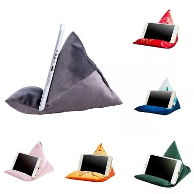 Soft Cushion Laptop Multi-Angle Pillow Lap Stand Phone For IPad Holder Tablet • £6.84