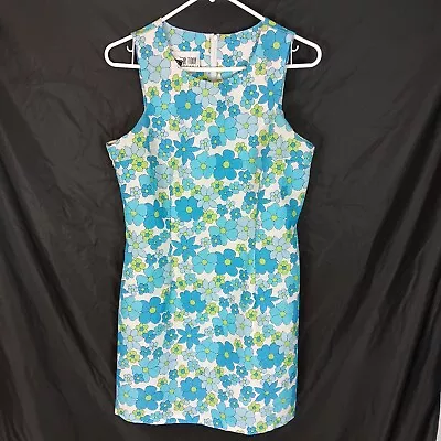 Vintage 1970's Byer Too California Women's Floral Sleeveless Day Dress S/M • $20