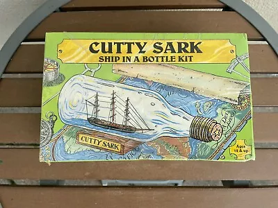 Cutty Sark Ship In A Bottle Model Making Kit #206 1984 Vintage BRAND NEW • $19.99