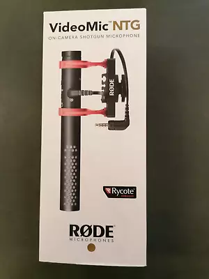 £195 • Buy Rode VideoMic NTG On-Camera Shotgun Microphone