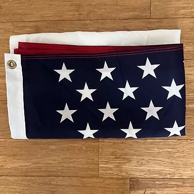 ￼American Flag 3' X 5’  Vtg Annin & Co Poly Cotton  50 STARS • $23.45