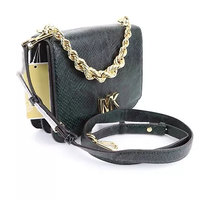 Michael Kors Mott Chain Shoulder Bag Racing Green - $358 • $117.59