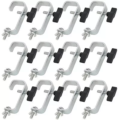 12 X Rhino Heavy Duty 50mm Steel Truss G Clamp Hook Bracket For Lighting Gantry • £55