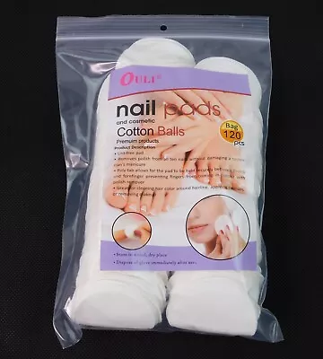 Nail Pad And Cosmetic Lint Free Nail Wipes For Gel Nails & Nail Art 120 Pcs • $7.99