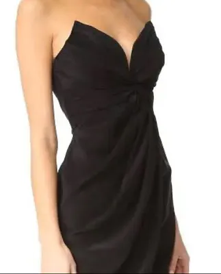Zimmerman Navy Silk Petal Twist Dress Size 1 • $125