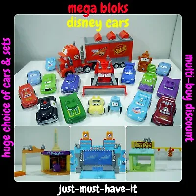 Disney Cars Mega Bloks Cars Vehicles Playsets Spare Parts Multi-auction One P&P • £11.99