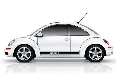 $32 • Buy VW Beetle SIDE Stripes Graphic Decals  Rocker Panel FIts All YRs & MODELS 
