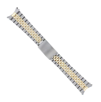 $1174.95 • Buy Jubilee Watch Band For Rolex Men Datejust 1601 1603 16013  Real Gold 14k/ss 20mm