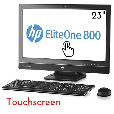 FAST HP AIO 23  Touch INTEL QUAD CORE I7 Desktop Computer PC 16GB 1TB SSD Webcam • £189.99