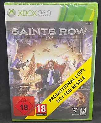 Saints Row IV Promo Copy Not For Resale Nfr New Sealed 2004 Microsoft Xbox 360 • $302.61