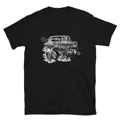 $21.95 • Buy 1964 Ford Falcon Gasser Short-Sleeve Unisex T-Shirt Cartoon Design- Car Art V8
