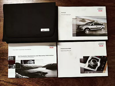 $56.68 • Buy Genuine Audi Q7 2005-2009 Handbook Owners Manual Wallet Pack U-867