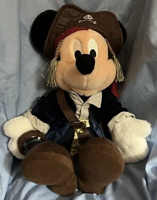 £14.47 • Buy Disney Theme Parks Mickey Mouse Pirates Of The Caribbean W/ Compass Jack Sparrow